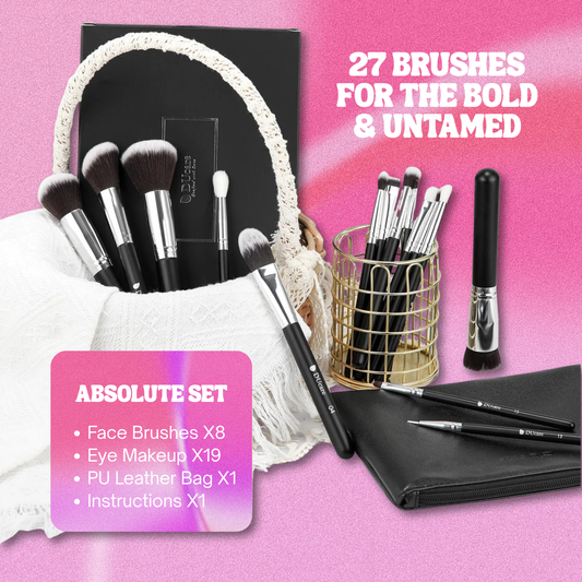27 Brushes for the Bold & Untamed